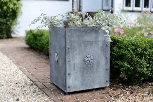 An Arthur Jack large steel planter